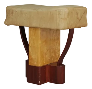 Art Deco Vanity Stool, 1930s