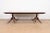 Baker Furniture Company Baker Furniture Georgian Banded Mahogany Double Pedestal Extension Dining Table, Newly Refinished For Sale - Image 4 of 12