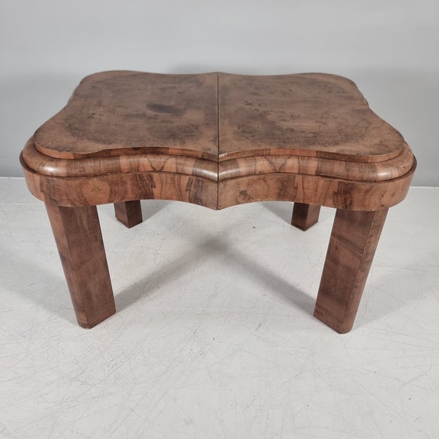 Art Deco Wood Table, 1940s For Sale - Image 6 of 14