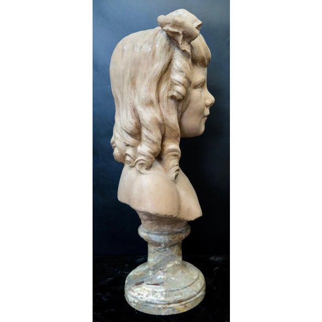 Vintage Early 20th Century Terra Cotta Figural Sculpture For Sale - Image 11 of 11