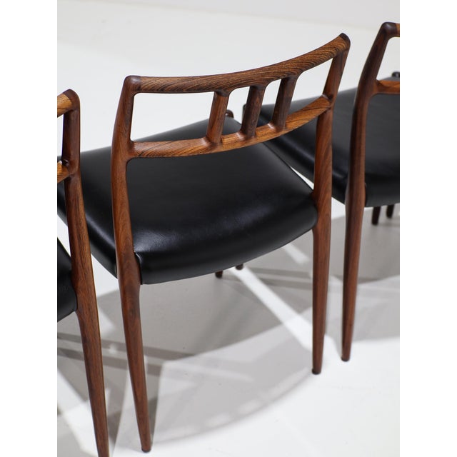 Model 79 Chairs in Rosewood by Niels Otto Møller for J.L. Møllers, 1960s, Set of 6 For Sale - Image 14 of 18