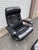 Vintage Ekornes Stressless Black Leather Recliner & Ottoman For Sale - Image 9 of 18