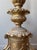 Late 19th Century Antique 1880 Gilded Oak Gold Candlestick For Sale - Image 5 of 7