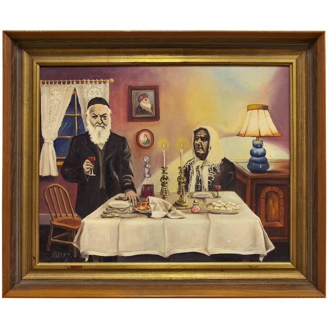 J. R. Schwartz, Old World Shabbat Dinner, 1958 For Sale