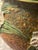 Brown Roseville Jonquil Jardiniere Planter Large VTG 1931 Textured Brown Green Floral 621-10, Attributed For Sale - Image 8 of 12