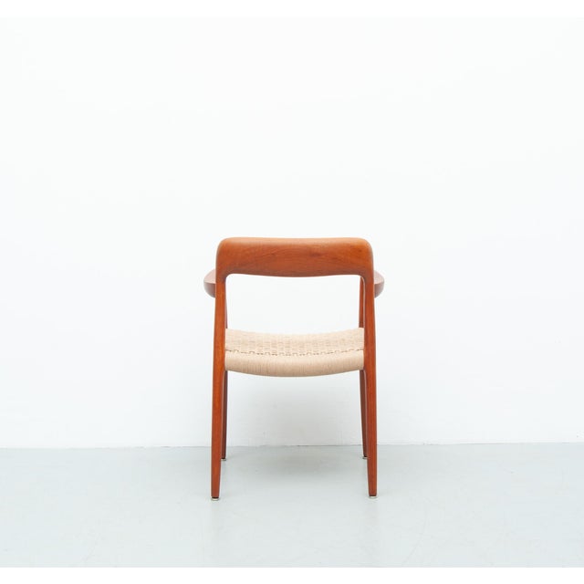 Vintage Model 56 Teak Chairs by Niels Otto Møller for J. L. Møller Furniture Factory, 1950s, Set of 2 For Sale - Image 4 of 18