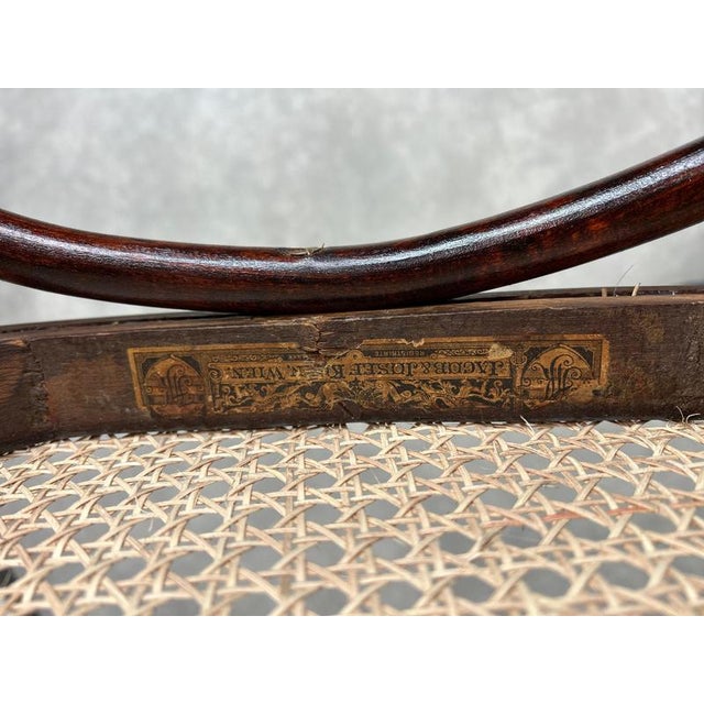 Brown No.234 Dining Chair attributed to Otto Wagner for J&J Kohn, 1890s For Sale - Image 8 of 12