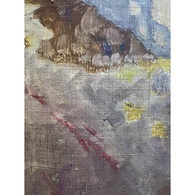 1910s Edouard Baud, Promenade D'automne, 1914, Oil on Cardboard, Framed For Sale - Image 5 of 11