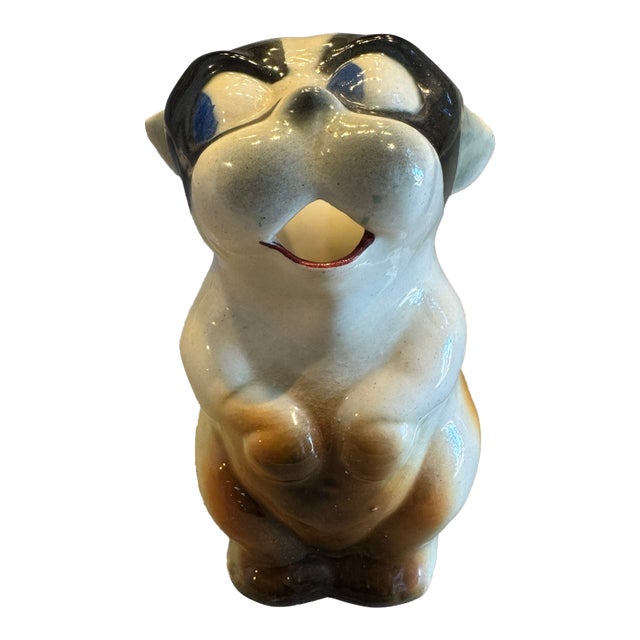 1960s Kitschy Ceramic Cat Jug For Sale