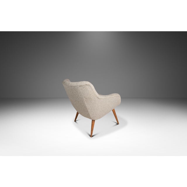 Metal Rare Restored Mid-Century Modern 'Holiday' Series Lounge Chair by Lawrence Peabody for Selig Danish Line, Usa, C. 1955 For Sale - Image 7 of 18
