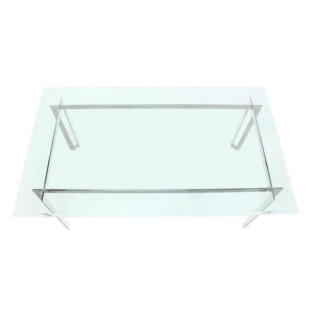 Glass Top Table ミットセンチュリー mid-century-modern-polished-