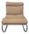 1960s Unmarked Mies Van Der Rohe Knoll Executive Lounge Chair (Reupholstered Fabric) For Sale