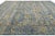 Textile 12x15 Hand-Knotted Modern Tabriz Style Wool Area Rug in Blue & Gold For Sale - Image 7 of 12