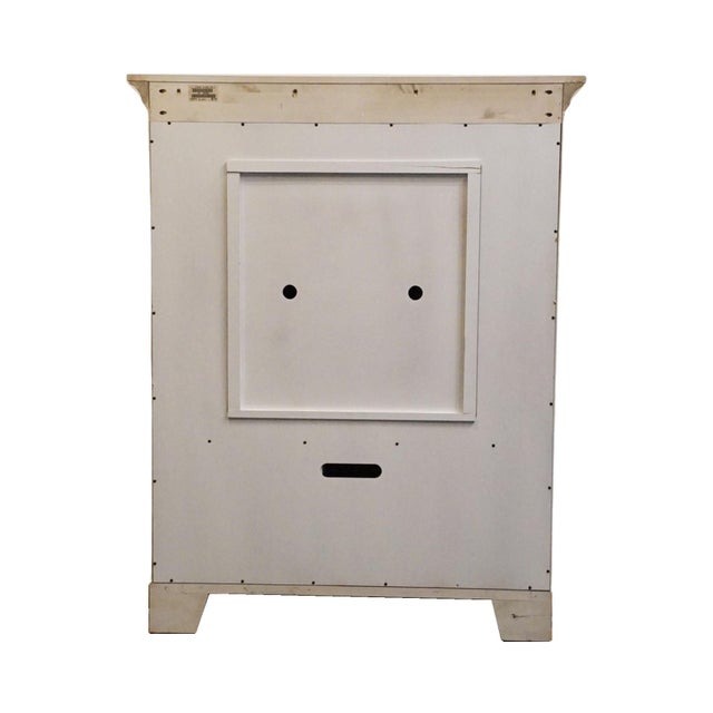 Ethan Allen New Country Collection 46" Media Armoire / Entertainment Cabinet 33-9810 - 610 Cotton Finish For Sale - Image 16 of 18