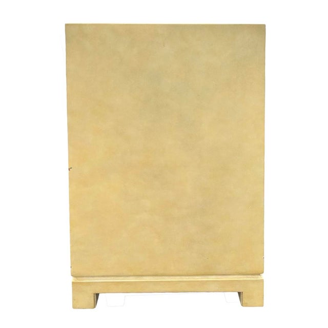 Tommi Parzinger Glazed Leather Chest of Drawers for Charak Modern For Sale In Boston - Image 6 of 11