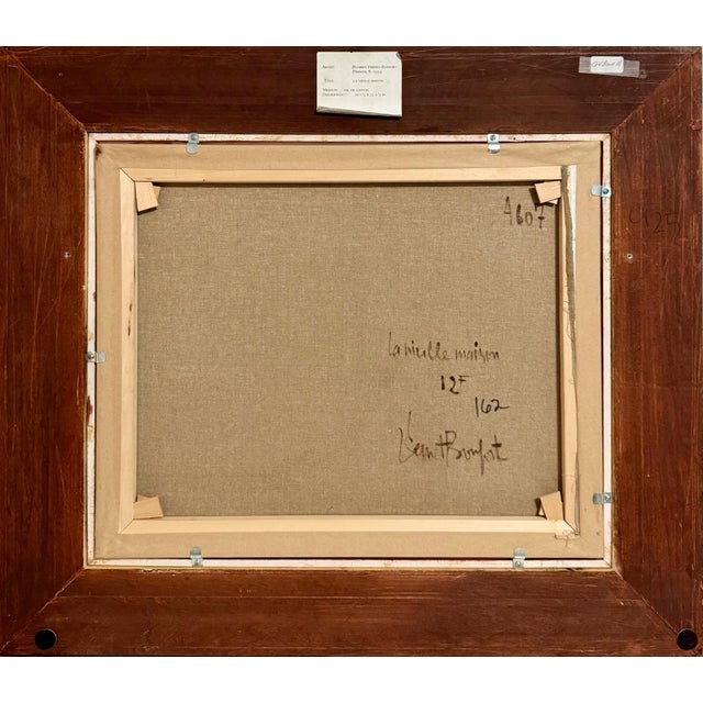 Robert Vernet-Bonfort, French Neo Expressionist Surreal Oil Painting Robert Vernet Bonfort Deaf Artist For Sale - Image 10 of 10