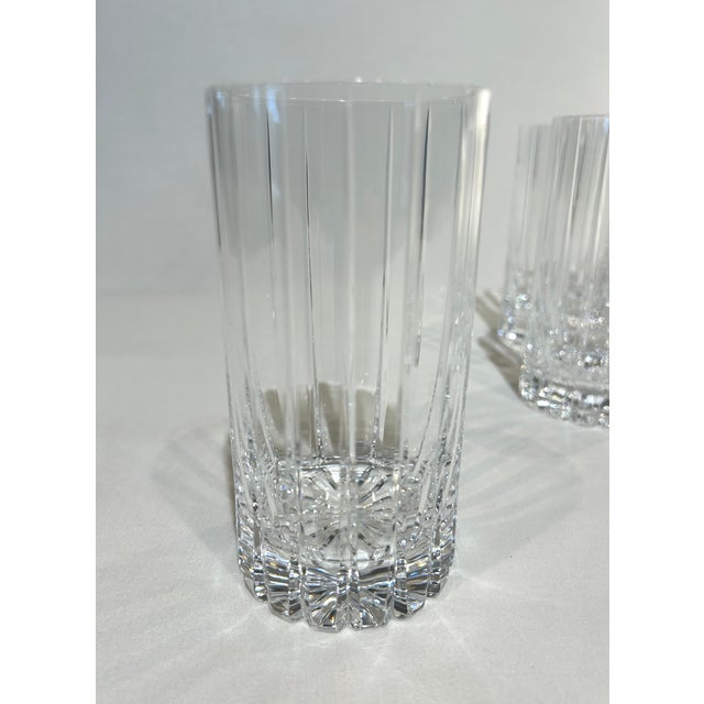 2000 - 2009 Set of 12 Williams-Sonoma Hand-Cut Crystal Dorset Highball Barware For Sale - Image 5 of 6