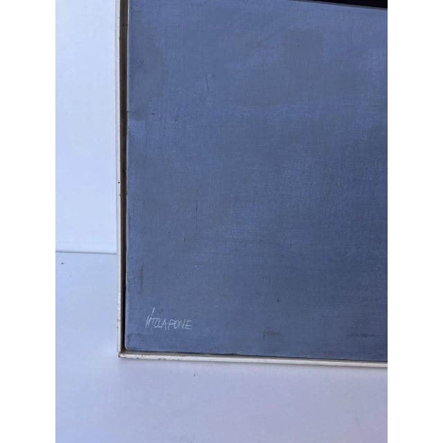 1970s Vito Capone, Composition, 1970s, Acrylic on Canvas For Sale - Image 5 of 8