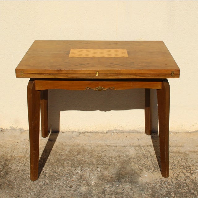 Postmodern Art Deco French Dining Table For Sale - Image 3 of 5