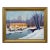 The Winter Pond Mid Century Landscape by h.a. Brown For Sale