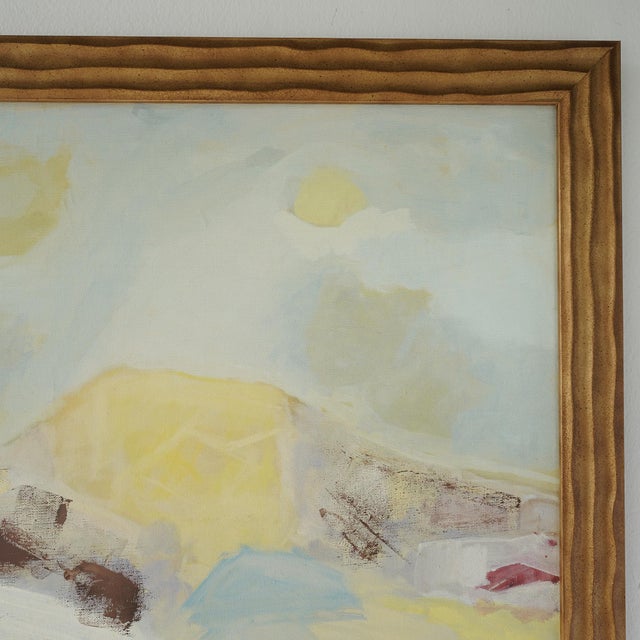 20th Century Abstract Expressionist Landscape Original Painting by Linda Kolar (D. 2020) For Sale In New York - Image 6 of 13