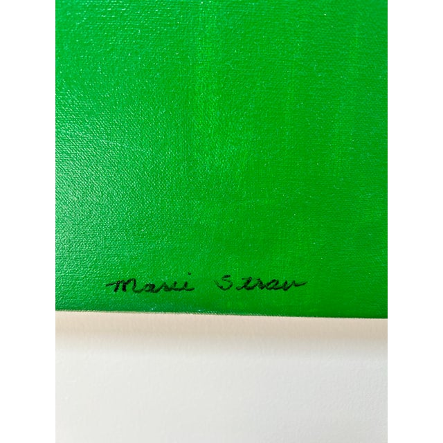 2010s Hummingbird, Original Painting by Marie Straw (1894-1996) For Sale - Image 5 of 5