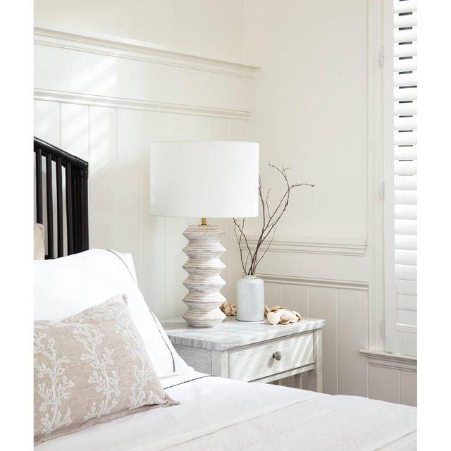 Like sun aged driftwood, the Nova Lamp's white-washed wooden body is the perfect piece of coastal-inspired lighting. Place...