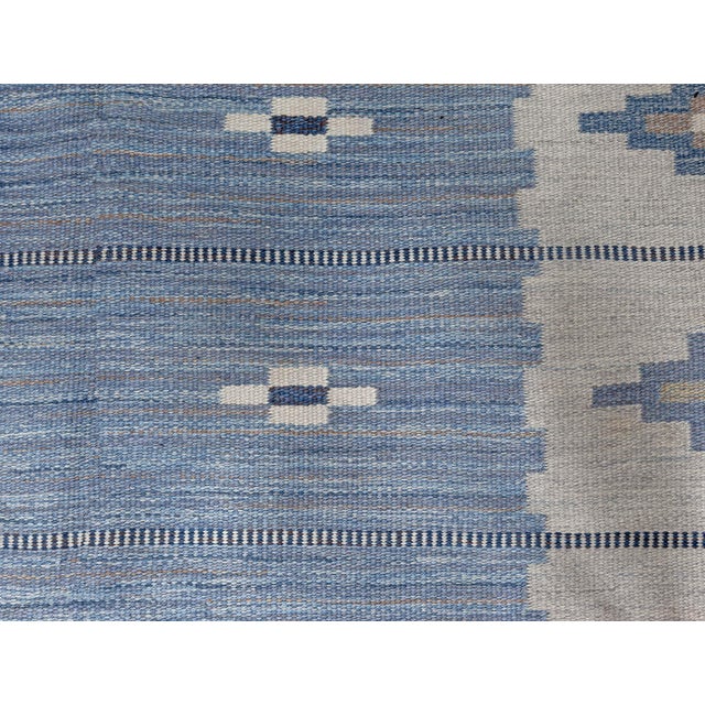 Doris Leslie Blau Vintage Swedish Flat-Weave Rug by Erik Lundberg For Sale In New York - Image 6 of 8