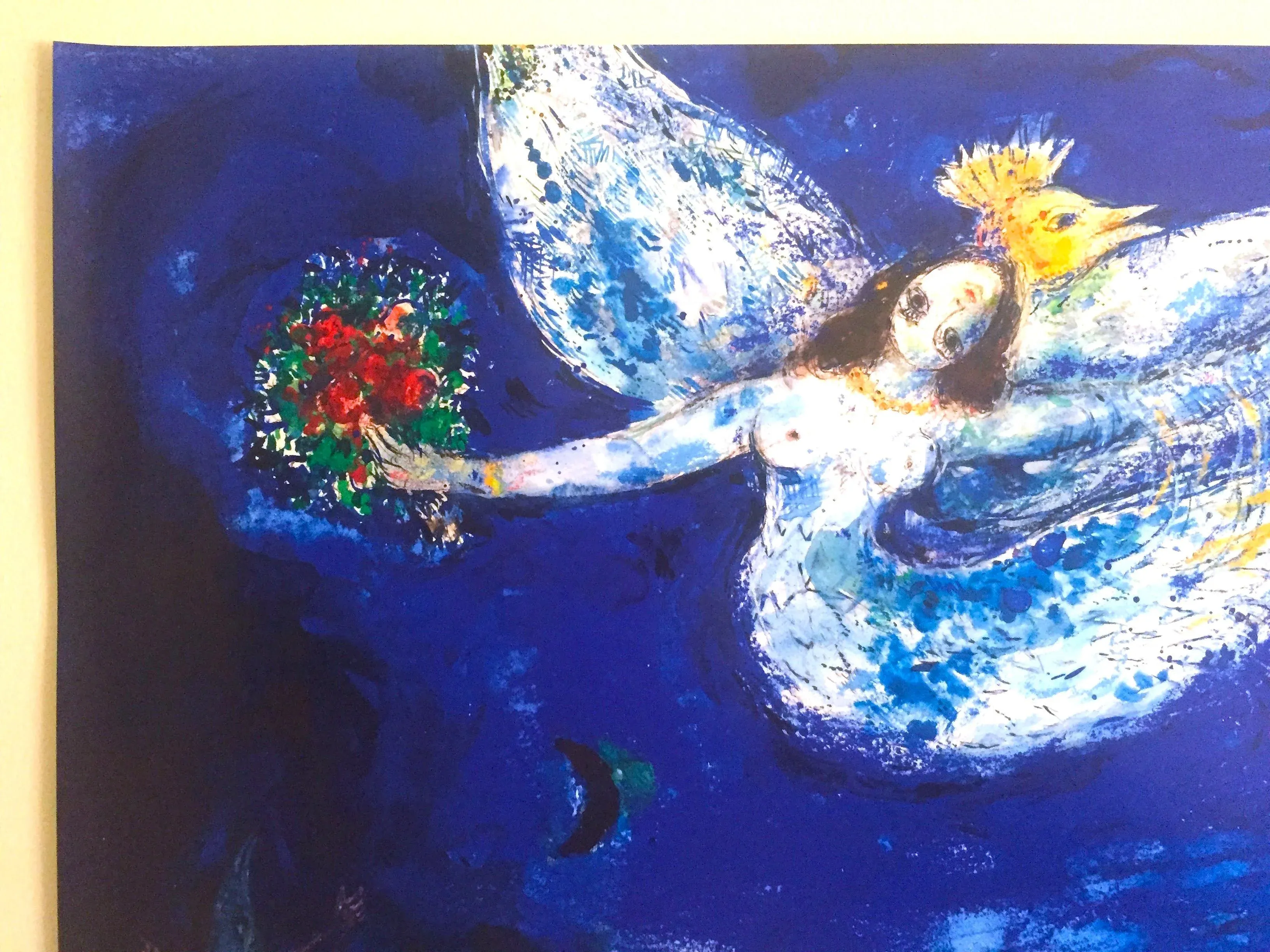 March Chagall Lithograph Print Museum Exhibition Poster 