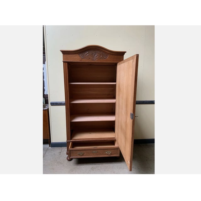 Antique Art Nouveau Linen Cupboard, 1910 For Sale - Image 3 of 9
