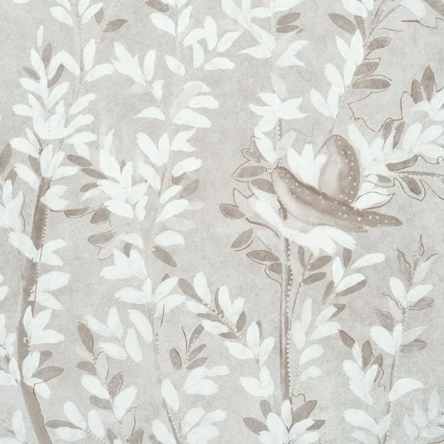 2020s SAMPLE - Schumacher X Colette Cosentino Sublime 4 Panel Set In Grisaille For Sale - Image 5 of 6