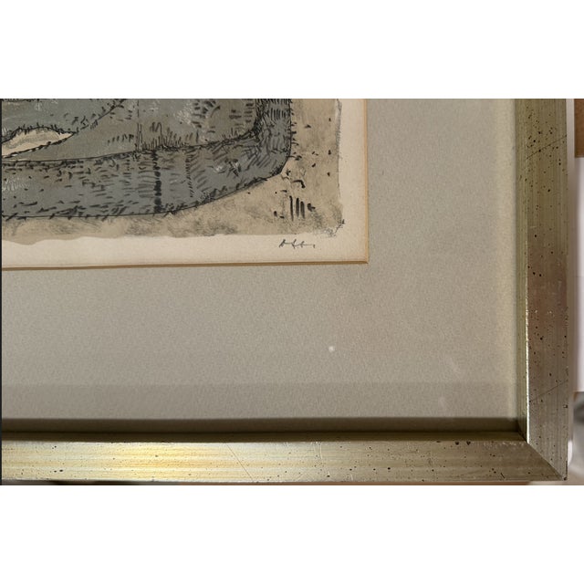 Signed Ossi Czinner Art Print "Two Cats" For Sale In Greenville, SC - Image 6 of 8