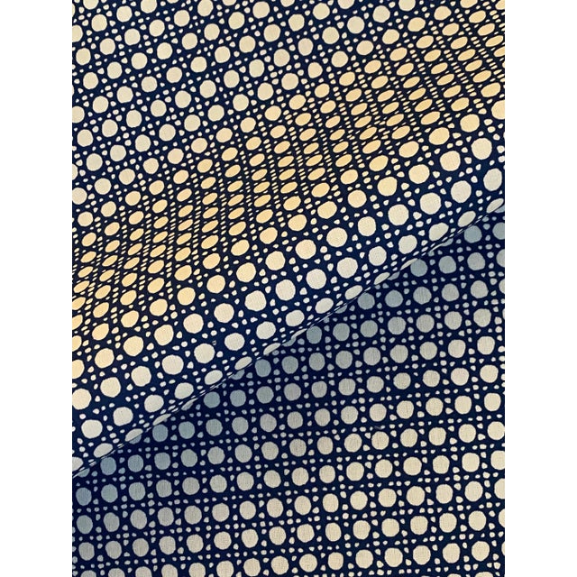 2020s Schumacher by Vera Sugar Cane Cotton Fabric For Sale - Image 5 of 6