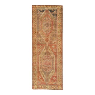 Turkish Anatolian Runner Rug 2'10" x 7'11" For Sale
