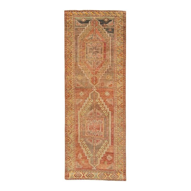 Turkish Anatolian Runner Rug 2'10" x 7'11" For Sale