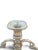 Metal Vintage German Silver-Plated Metal Candleholders, 1960, Set of 2 For Sale - Image 7 of 17