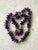 Contemporary Vintage Amethyst and Sterling Silver Beaded Necklace For Sale - Image 3 of 4