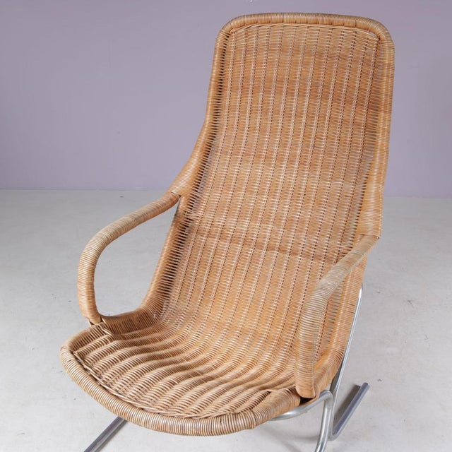 Model 514C Easy Chair by Dirk van Sliedregt for Gebr. Jonkers Noordwolde, Netherlands For Sale - Image 6 of 10