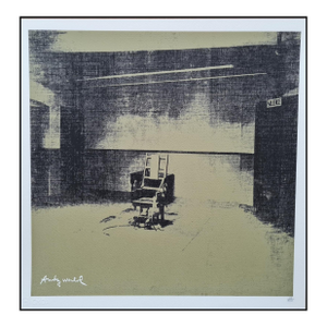 After Andy Warhol, Electric Silla, 1980s, Lithograph