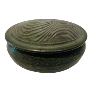 Lidded Ceramic Vessel by Stephen May