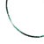 2020s Emerald Ombre Gold Station Necklace For Sale - Image 5 of 9