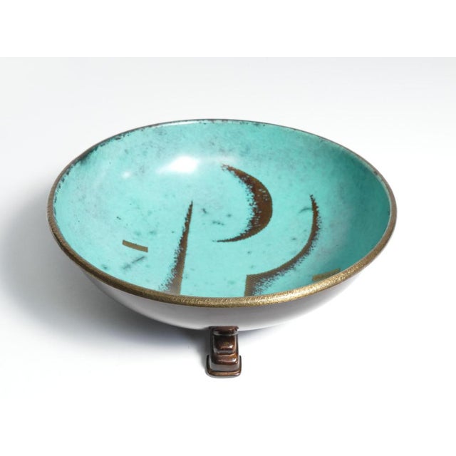 Art Deco Dinanderie Ikora Bowl by WMF, Germany, 1930s For Sale - Image 12 of 18