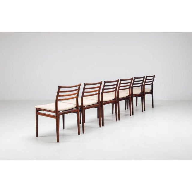1960s Dining Chairs in Rosewood by Erling Torvits for Sørø Stolefabrik, Denmark, 1960, Set of 6 For Sale - Image 5 of 15