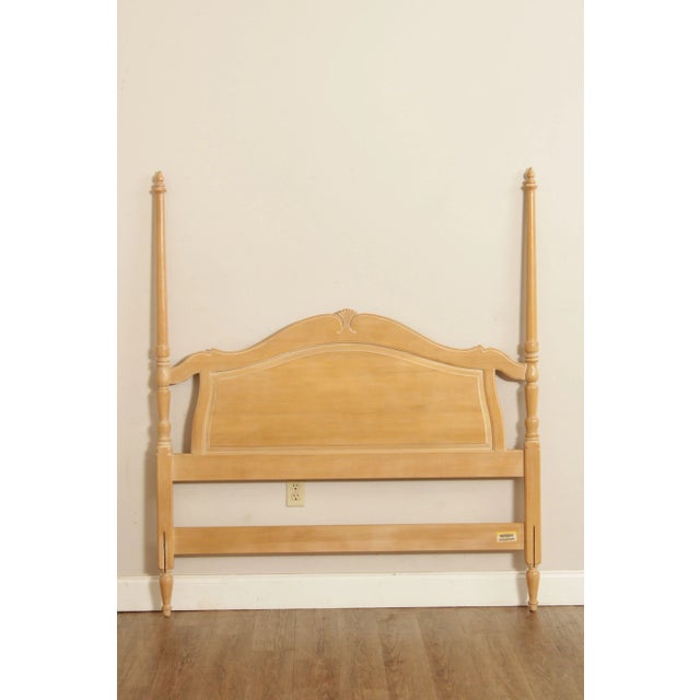 High Quality American Made Solid Wood Carved Full/Double Size Poster Bed Headboard