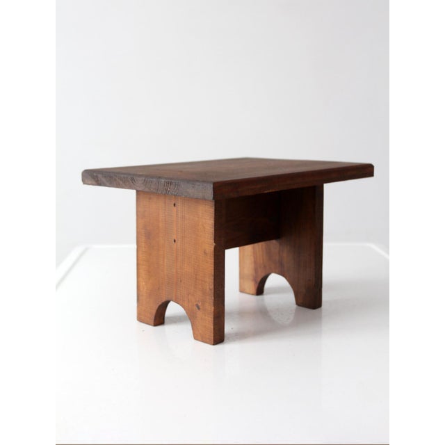 Vintage Wood Step Stool For Sale - Image 6 of 13