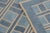 Blue Contemporary Geometric Cotton Dhurrie Rug in Blue & Gold by Rug & Kilim, India For Sale - Image 8 of 10