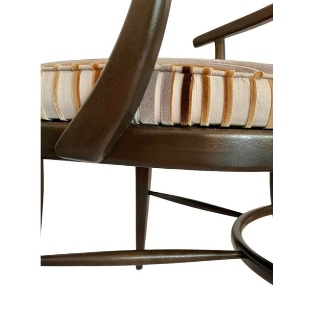1960s Mid Century Modern Walnut Accent Chairs - a Pair For Sale - Image 10 of 13