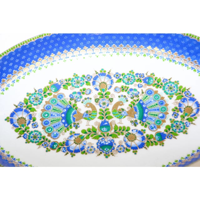 Studio Steinbock Austria enamelware small oval dish, vide poche, appetizer platter. Beautiful handcrafted enameled oval...