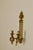 Gold Vintage French Brass Candle Sconces, Set of 2 For Sale - Image 8 of 11