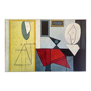 Pablo Picasso Vintage 1964 Authentic Lithograph Print " the Studio Paris Winter " 1927 For Sale